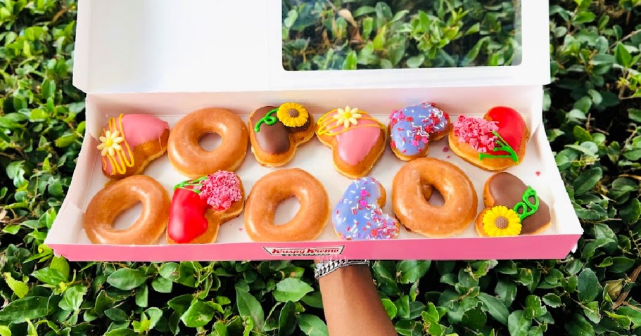 Krispy Kreme Heart-Shaped Doughnuts Have Returned for Valentine’s Day!