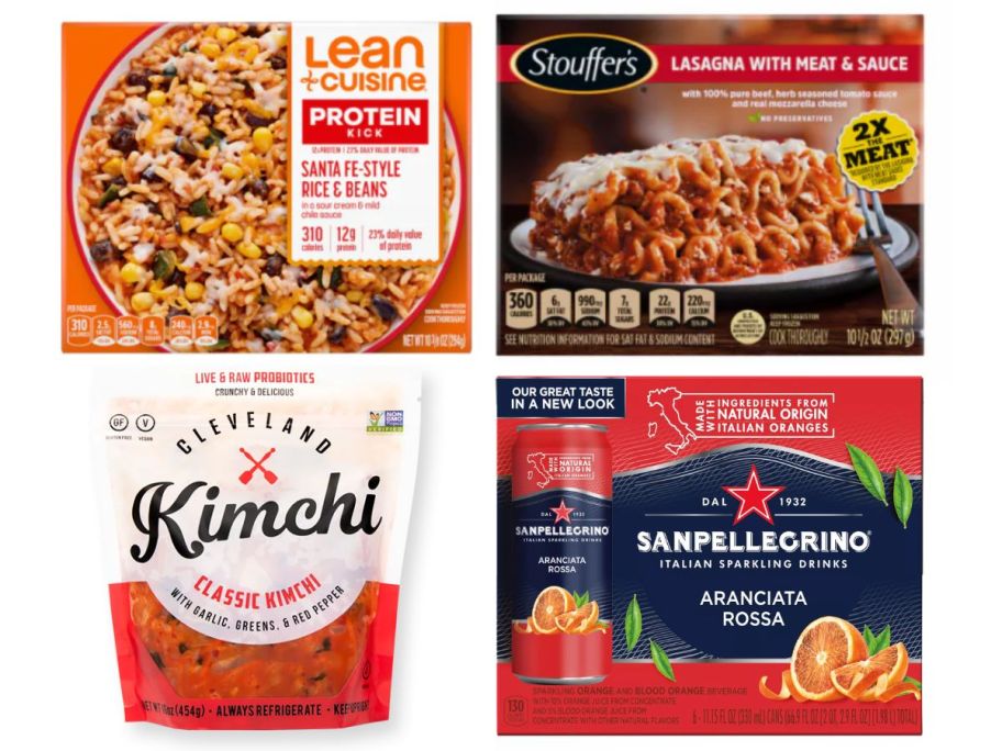 kroger coupon deal items on white background