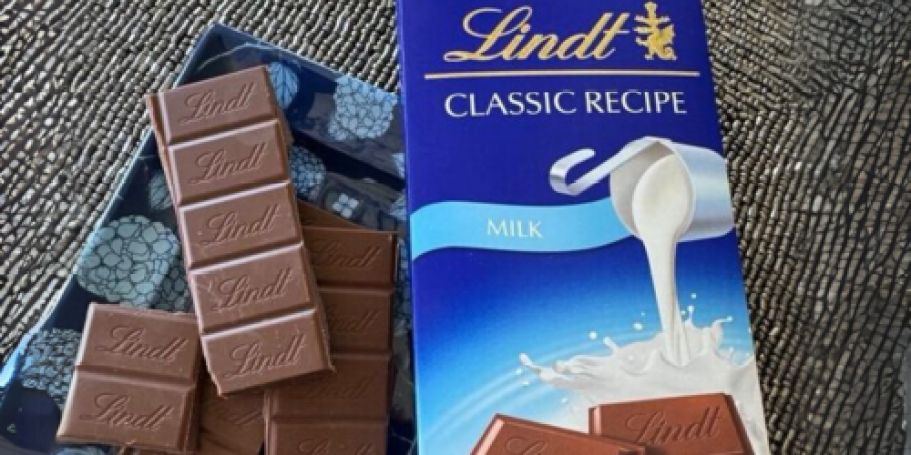 Lindt Milk Chocolate Bars 12-Count $22 Shipped on Amazon (Under $2 Each)