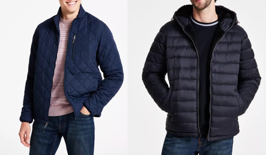 men in navy and black jackets