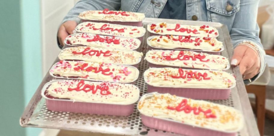 Aluminum Mini Loaf Pans 50-Count w/ Lids & Spoons Only $11 on Amazon