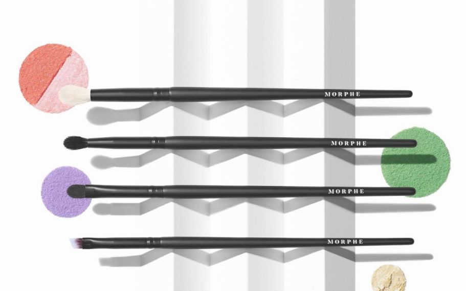 Get 40% Off Morphe Makeup & Brushes on Target.com | 4-Piece Eye Brush Set Only $7