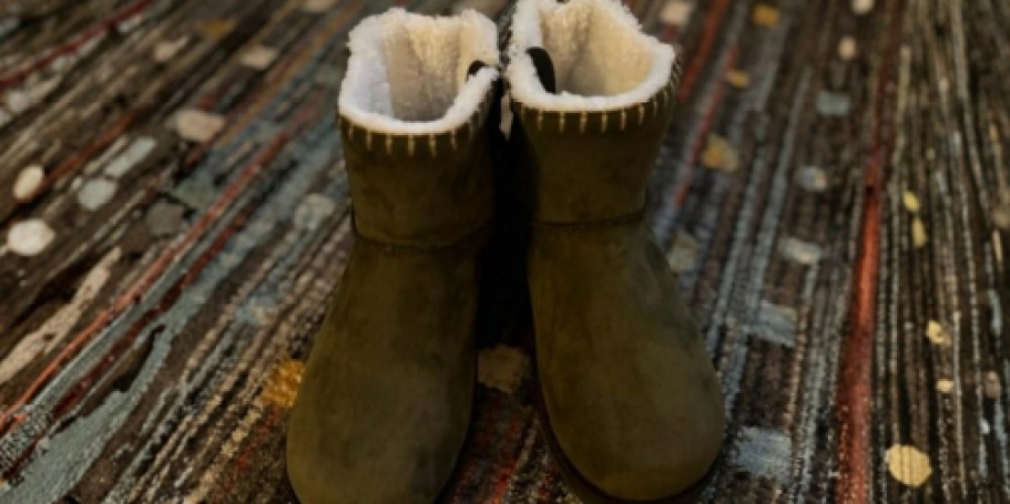Up to 75% Off Walmart Women’s Boots | Muk Luks Sherpa Bootie Just $14.99