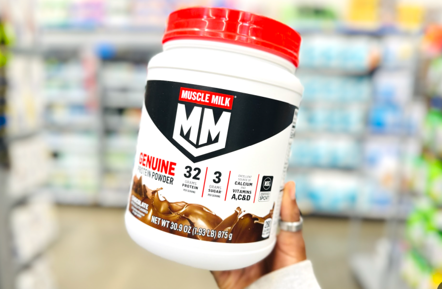 muscle milk canister cheap protein powders