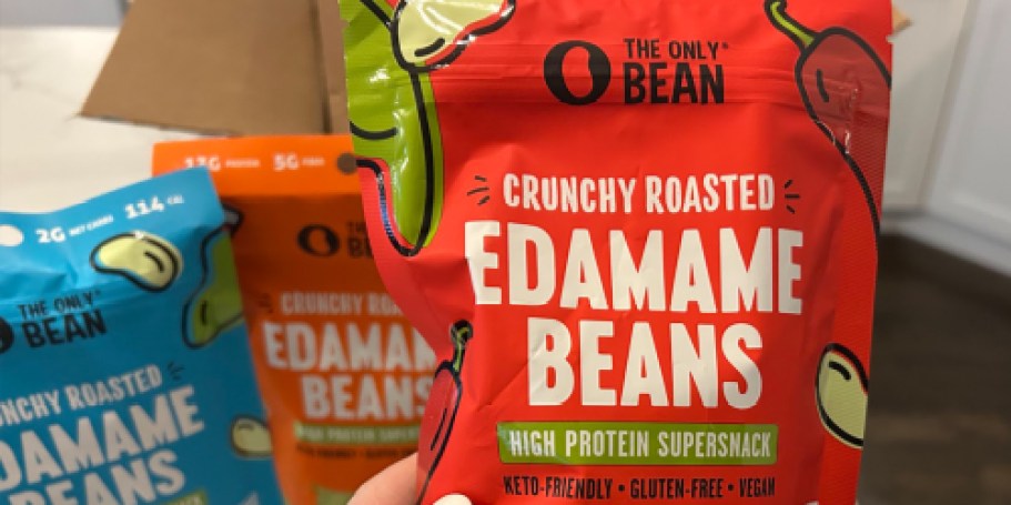 The Only Bean Roasted Edamame 3-Pack Just $7.70 Shipped on Amazon (High Protein Supersnack!)