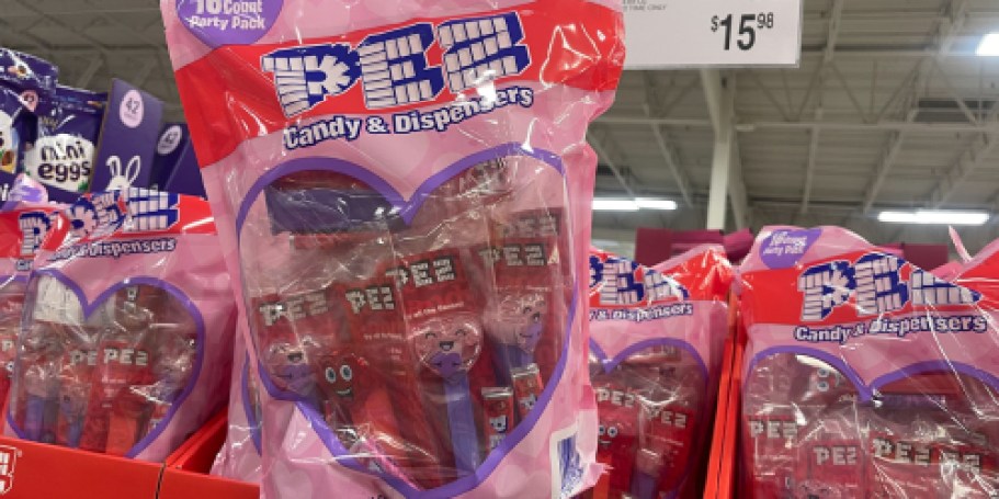 NEW Valentine’s Day Treats at Sam’s Club | Pez, Hershey’s, Skittles, & More!