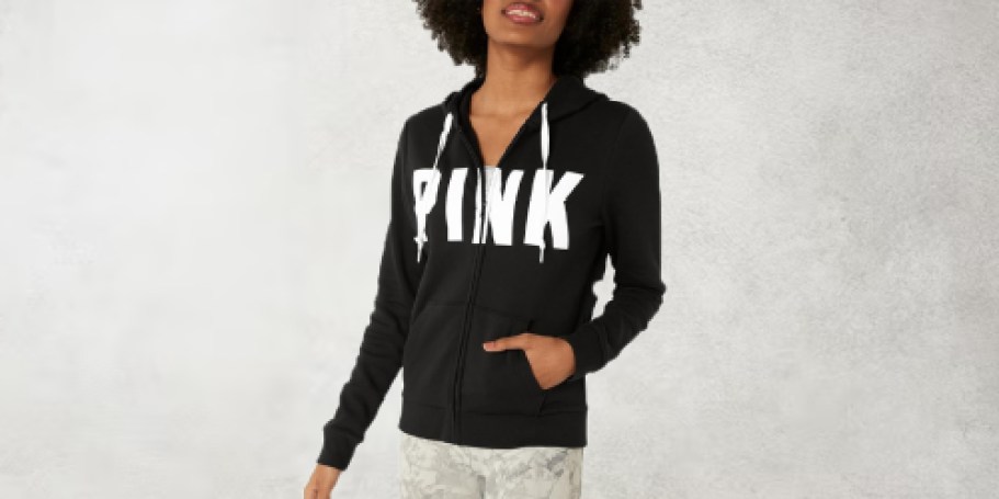 Victoria’s Secret PINK Zip-Up Hoodie Only $19.99 (Reg. $53)