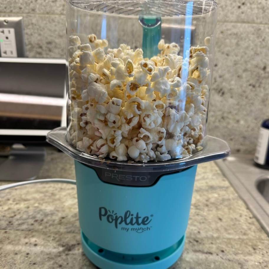 popcorn machine on countertop