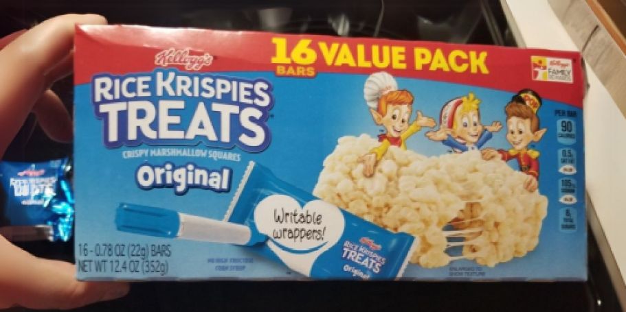 Rice Krispies Treats 16-Count Only $3 Shipped on Amazon + Writable Wrappers for Valentine’s