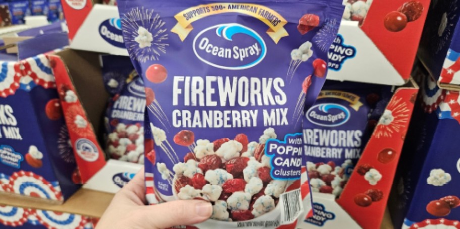 NEW Ocean Spray Craisins Fireworks Mix Actually Pops in Your Mouth (Spotted at Sam’s Club)