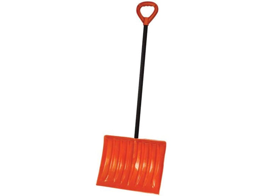 orange snow shovel 