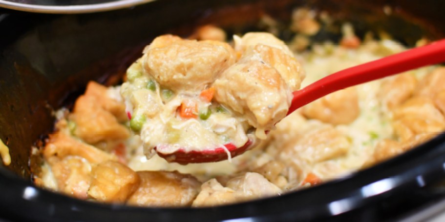 Make Easy Chicken and Dumplings Using Biscuit Dough!