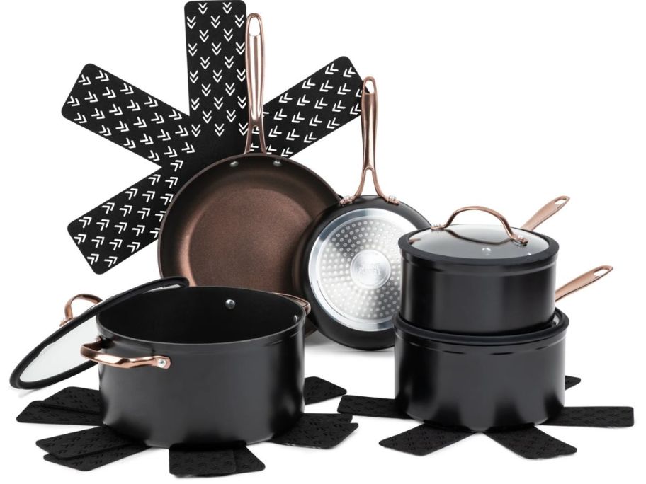 black Thyme & Table Signature 12-Piece Cookware Set