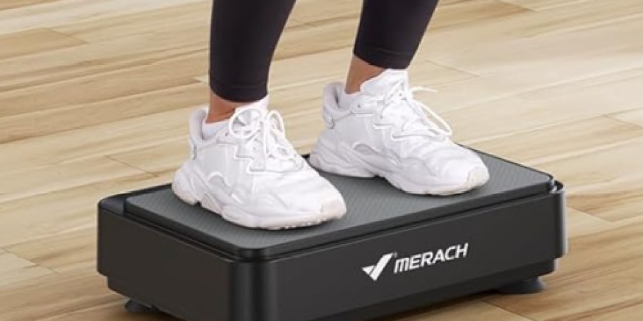 Vibration Plate Exercise Machine Only $39.79 Shipped on Amazon (Great for Loosening Joints & Muscles)