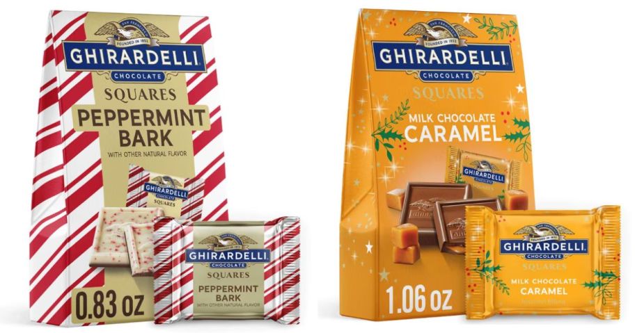 Ghirardelli Squares Bag stock images