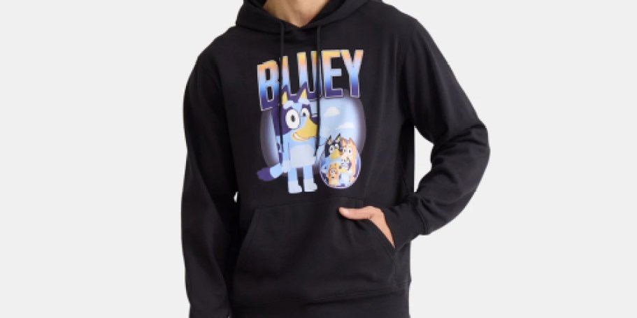 Men’s Character Hoodies from $8.92 on Walmart.com (Reg. $29) | Bluey, Deadpool, Spider-Man