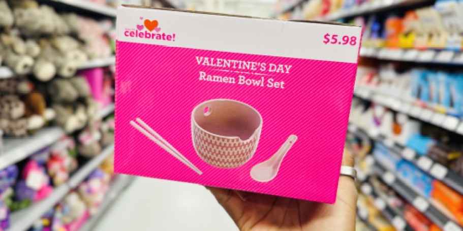 Valentine’s Day Ramen Bowl Set Only $5.98 at Walmart