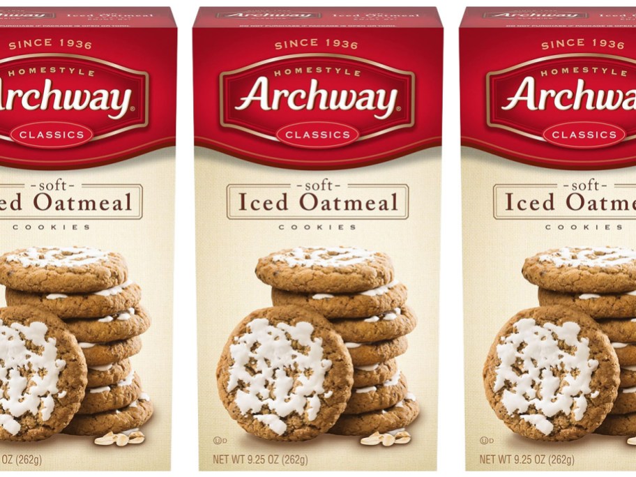 Archway Soft Iced Oatmeal Cookie Boxes