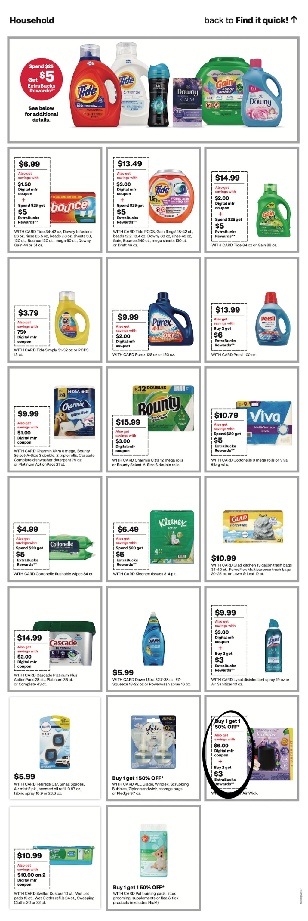 page from CVS ad