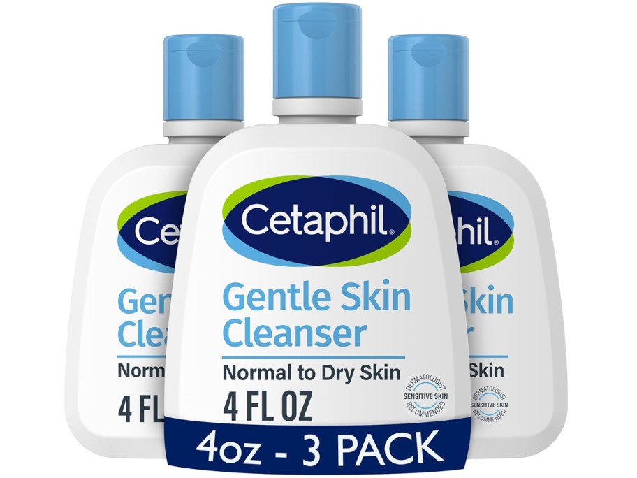 Cetaphil Gentle Skin Cleanser 4oz 3-Pack