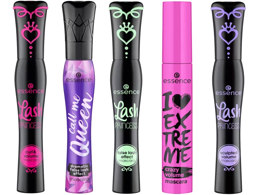 5 tubes of Essence Mascaras