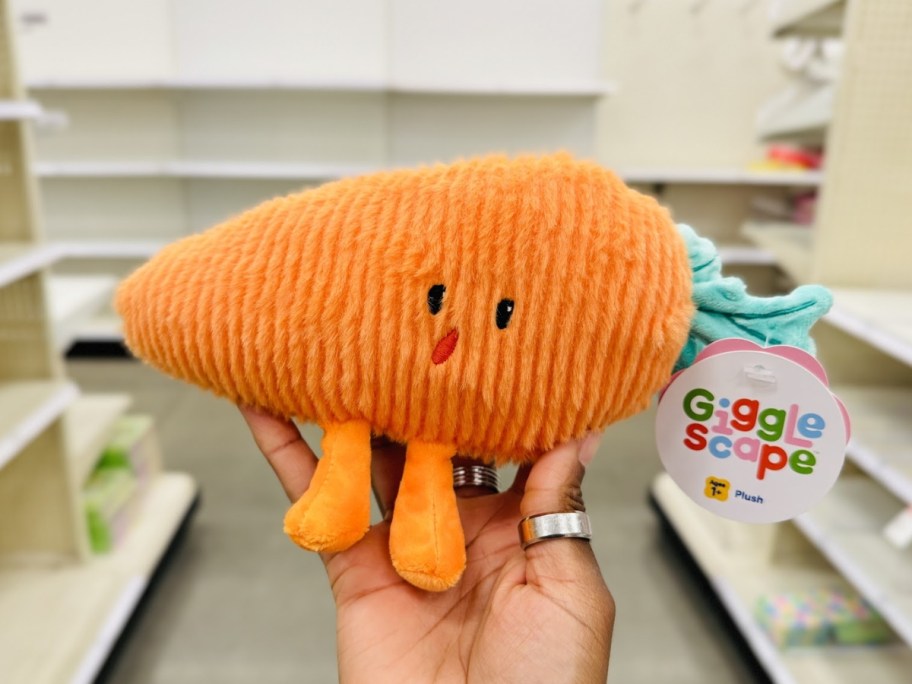 Gigglescape 4.5" Carrot Plush in store