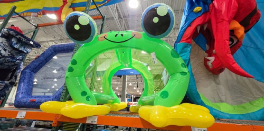 H2OGO! Froggy Fun Inflatable Sprinkler Tunnel at Costco (Almost 10′ Long!)