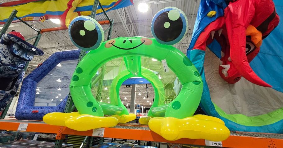H2OGO! Froggy Fun Inflatable Sprinkler Tunnel at Costco (Almost 10′ Long!)