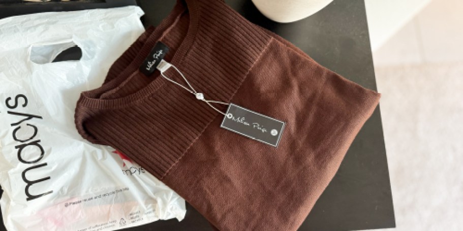 Macy’s Women’s Sweaters from $12.99 (Reg. $47)