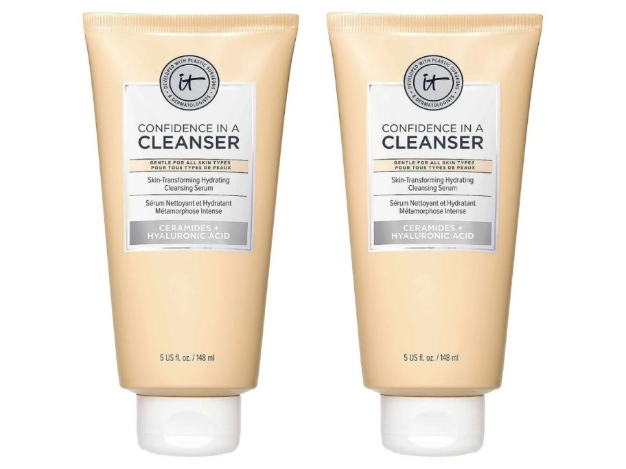 2 tubes of IT Cosmetics Confidence in a Cleanser