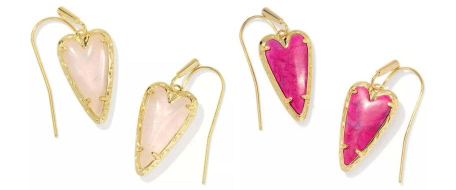 2 Kendra Scott Aria 14K Gold Over Brass Drop Earrings