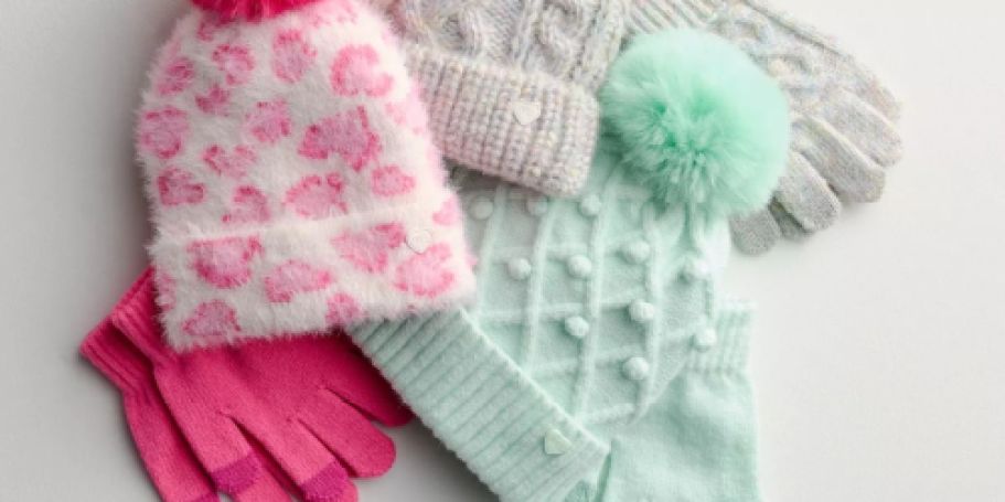 Winter Accessories Sets from $3 on Kohls.com (Reg. $16)