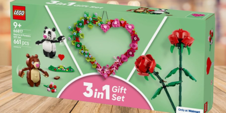 LEGO Hearts & Flowers 3-in-1 Gift Set Only $20 on Walmart.com ($42.97 Value!)