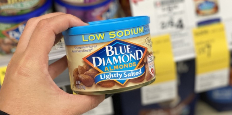 THREE Better than FREE Blue Diamond Almonds Cans After Cash Back