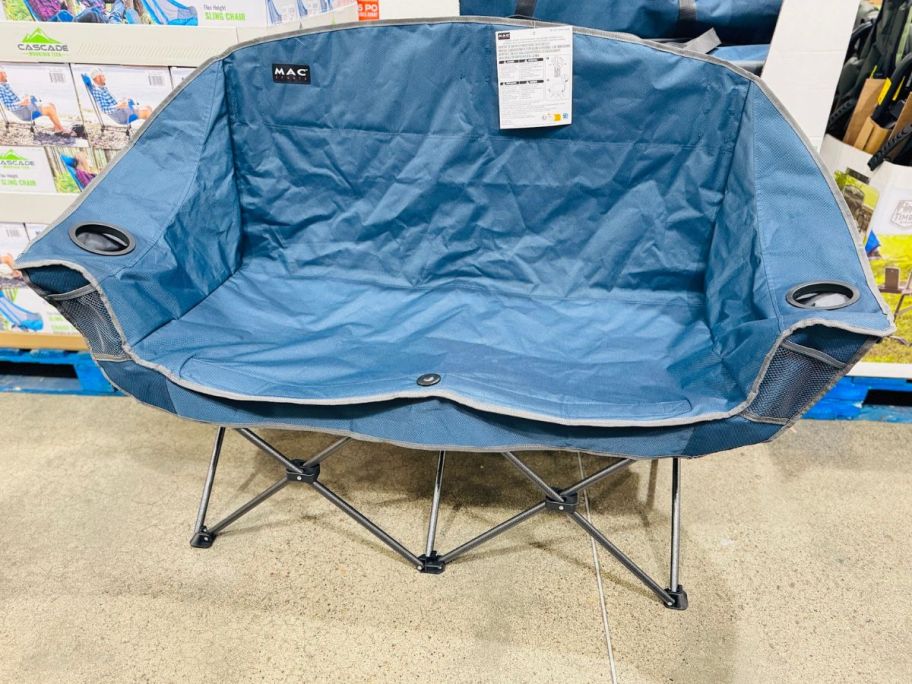 A blue Mac Large Camping Chair