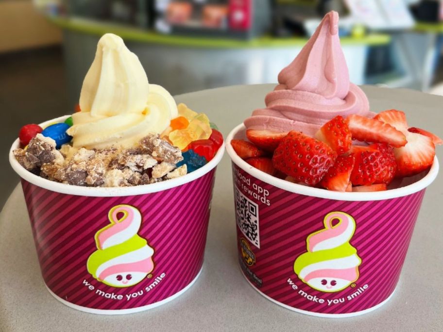 2 Cups of Menchie's Frozen Yogurt