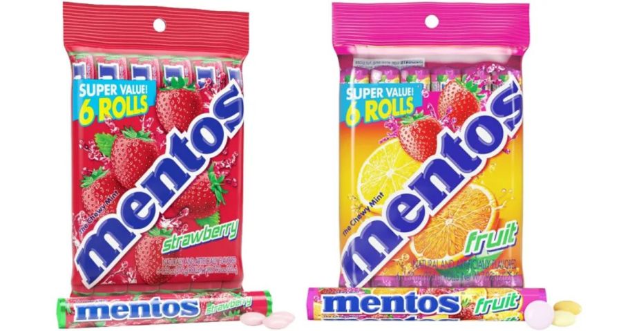 2 packages of Mentos 6 Packs