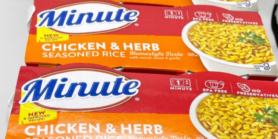 Minute Chicken & Herb Rice Cups 16-Count Just $6 on Amazon (Reg. $14)