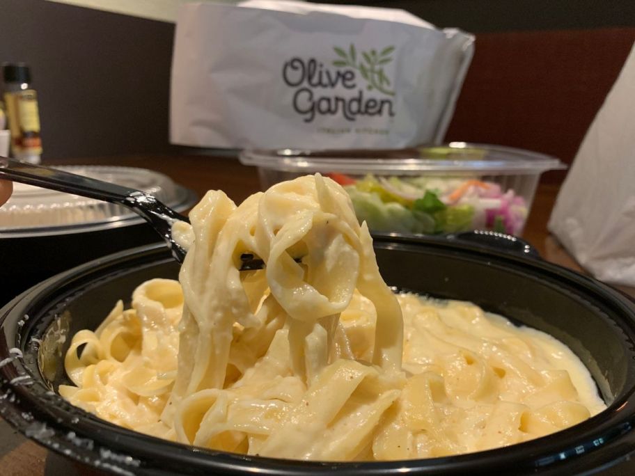 fetticine alfredo from olive garden delivery