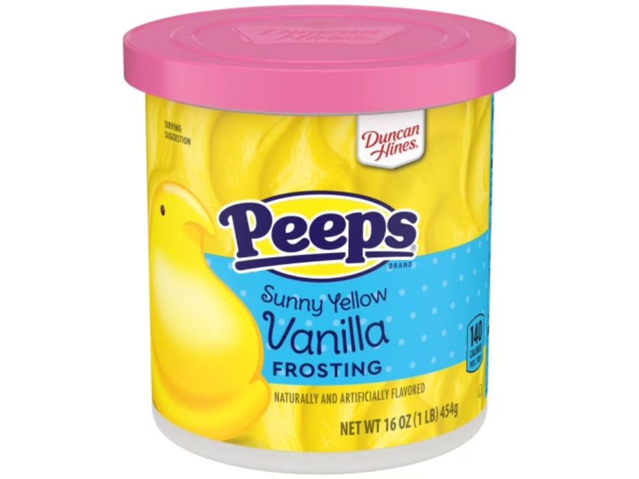 Peeps Duncan Hines Vanilla Frosting