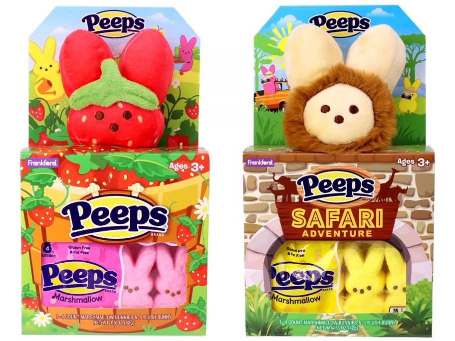 Peeps Plushes with Marshmallow Treats