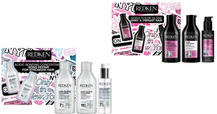 stock image of two redkin hair sets on sale