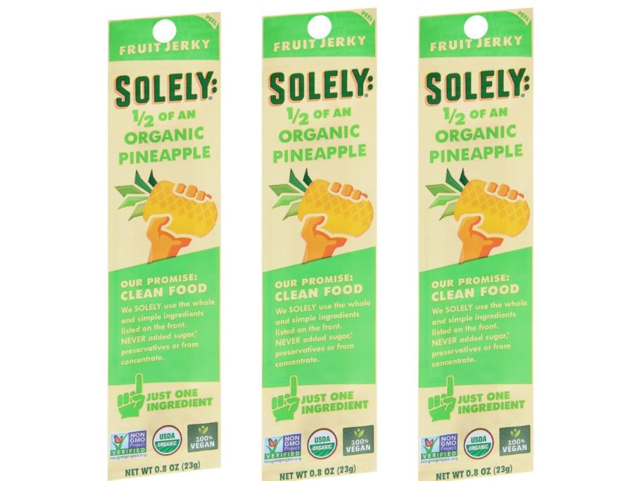 Solely Organic Pineapple Jerky