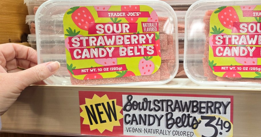 Sour Strawberry Belts