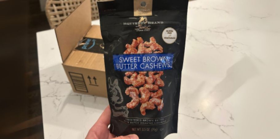Squirrel Brand Sweet Brown Butter Cashews Only $2.62 Shipped on Amazon