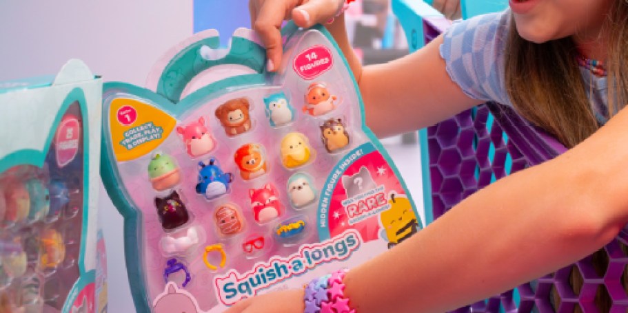 Squishmallows Squish-a-longs 14-Pack Just $8.95 on Amazon (Reg. $16)