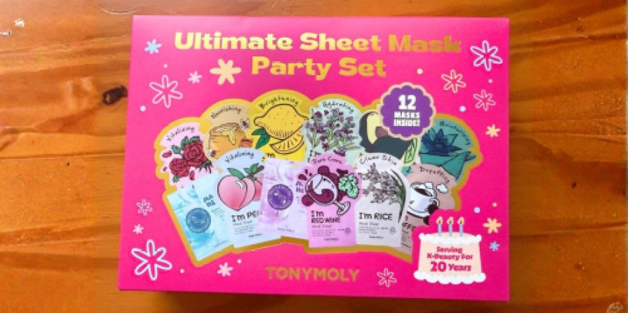 TONYMOLY Sheet Masks 12-Pack Just $16.62 Shipped on Amazon ($1.39 Each!)