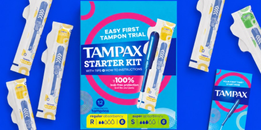 Tampax Tampons Starter Kit Just $3.97 After Walmart Cash (Perfect for Tweens & Teens)