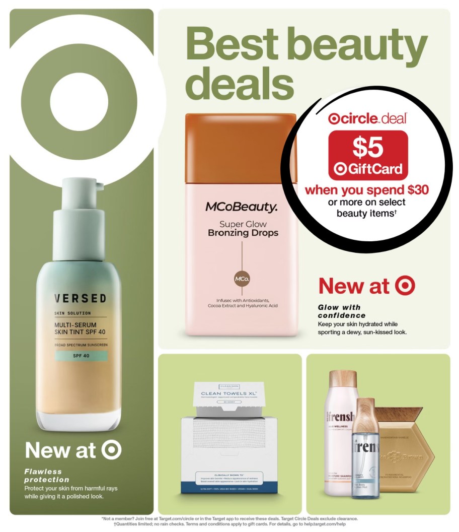 page from Target ad