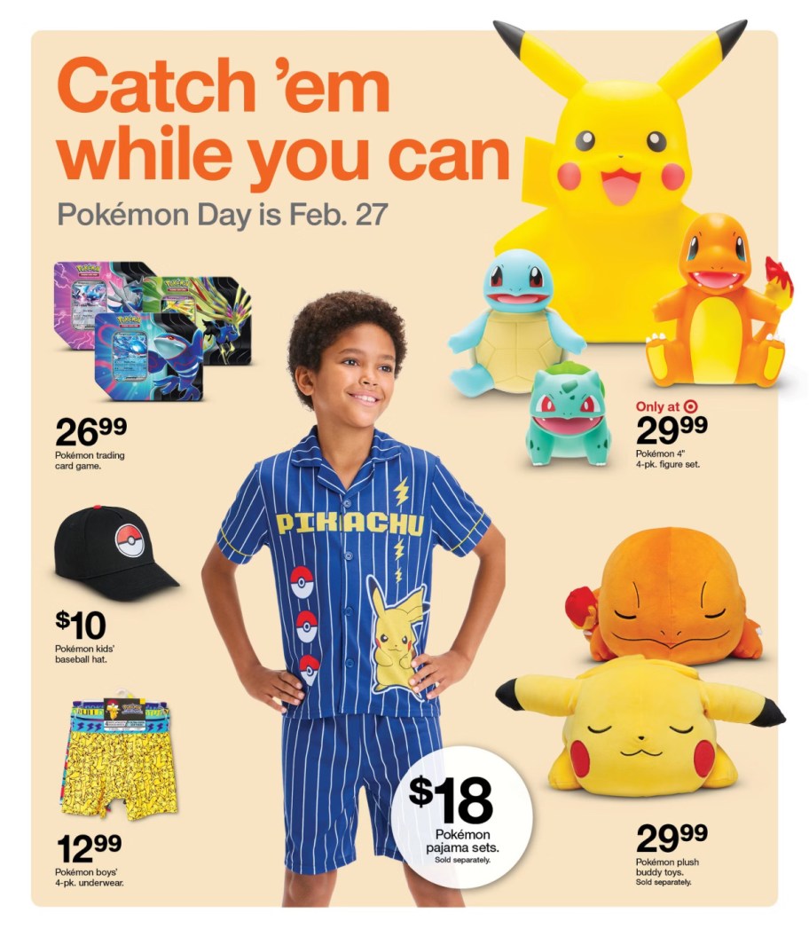 page from Target ad